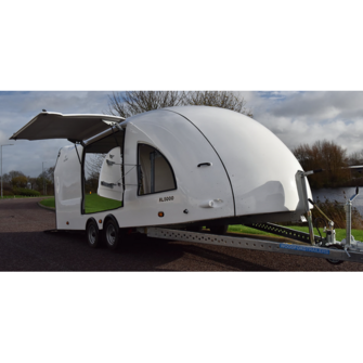 Woodford RL 5000 - Lukket trailer - 2.600 kg - Smal model - 2 aksler